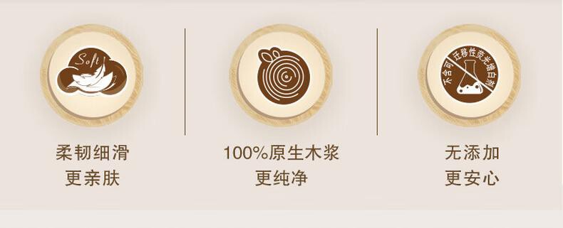 清风无芯卷纸 B03C8SCN1马蹄莲4层83克*12卷 卫生纸卷纸 详情图 16
