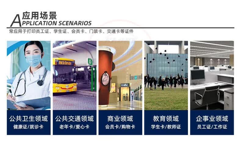 SEAORY证卡打印机S26/S21标配600dpi全自动单双面打印工牌学生卡健康证PVC制卡机（单位：台） 详情图 3