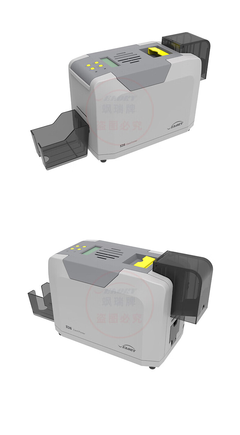 SEAORY证卡打印机S26/S21标配600dpi全自动单双面打印工牌学生卡健康证PVC制卡机（单位：台） 详情图 16