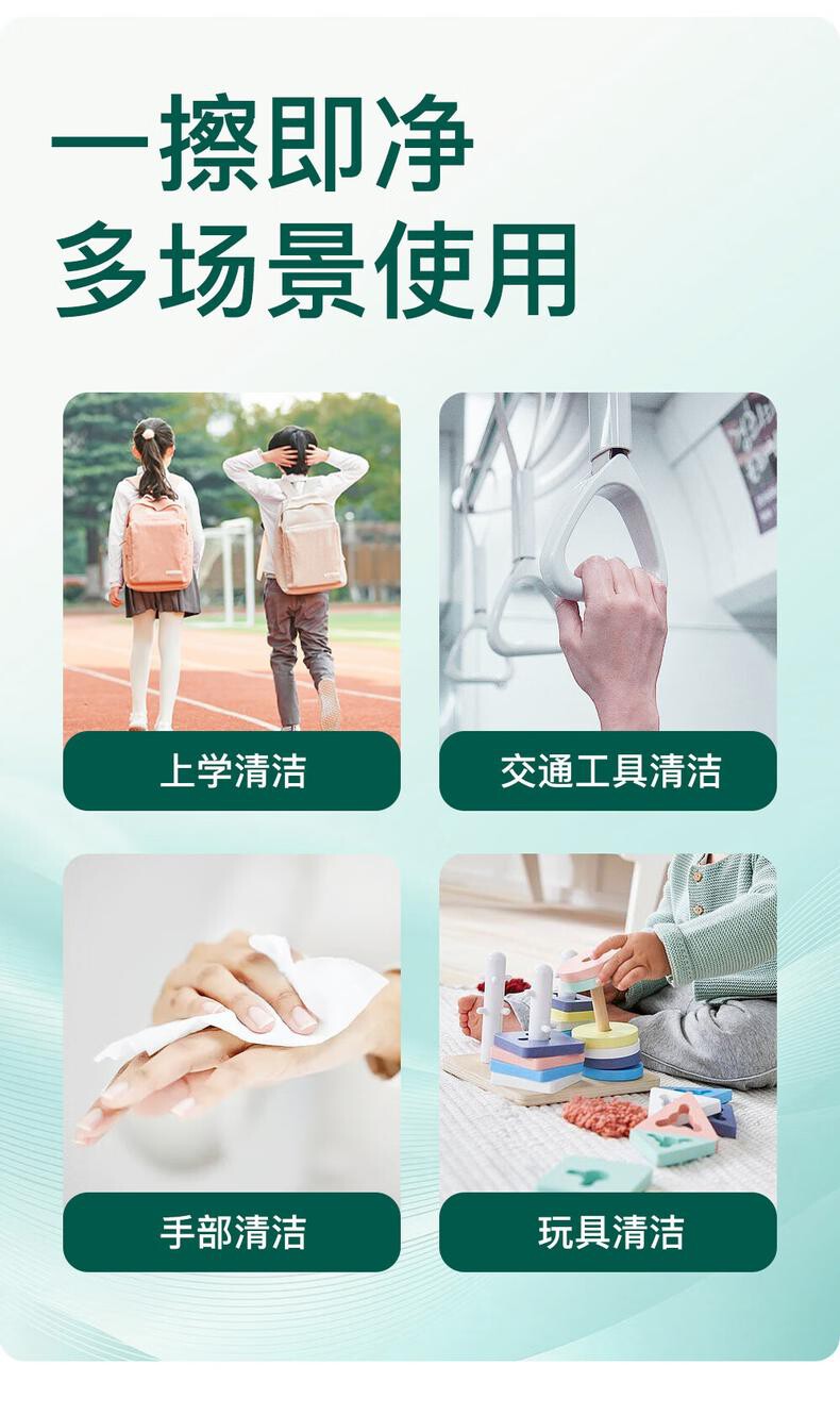 三仕达99.9%杀菌湿巾80片*10包整箱大包消毒湿巾清洁湿纸巾马桶消毒湿巾 详情图 2