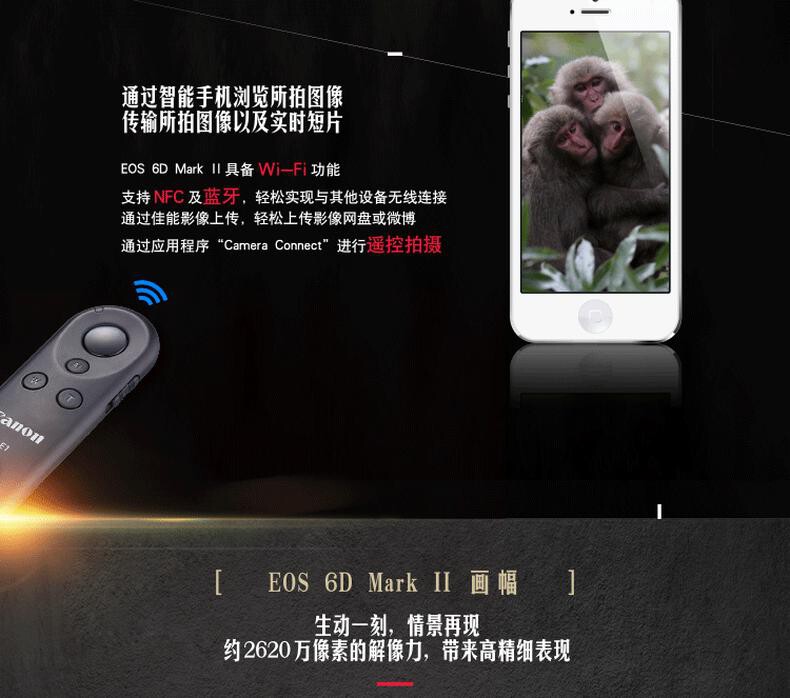 佳能 EOS 6D Mark II 单反照相机 (套) 详情图 16