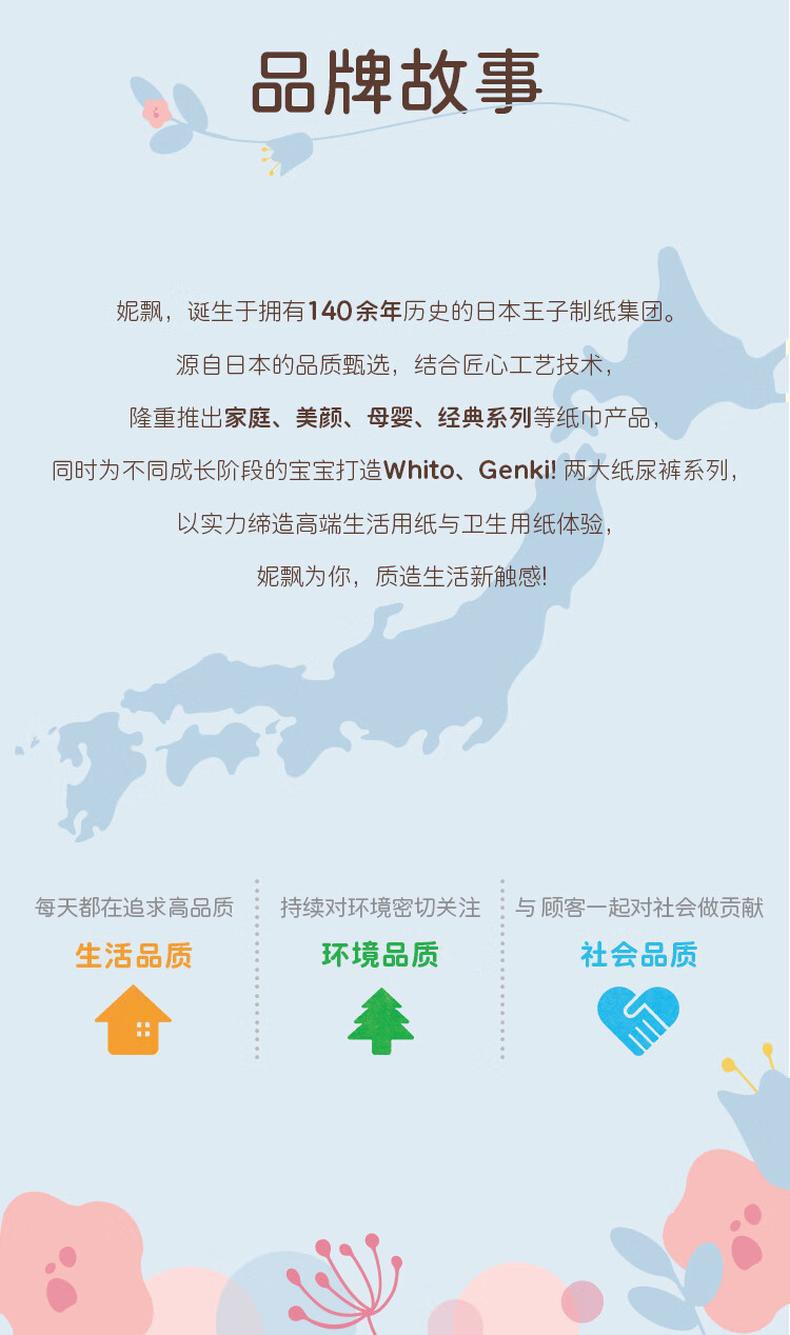 妮飘（Nepia）75%酒精湿巾10抽*10包卫生便携杀菌小包装乳木果油保湿湿纸巾WPA10 详情图 1