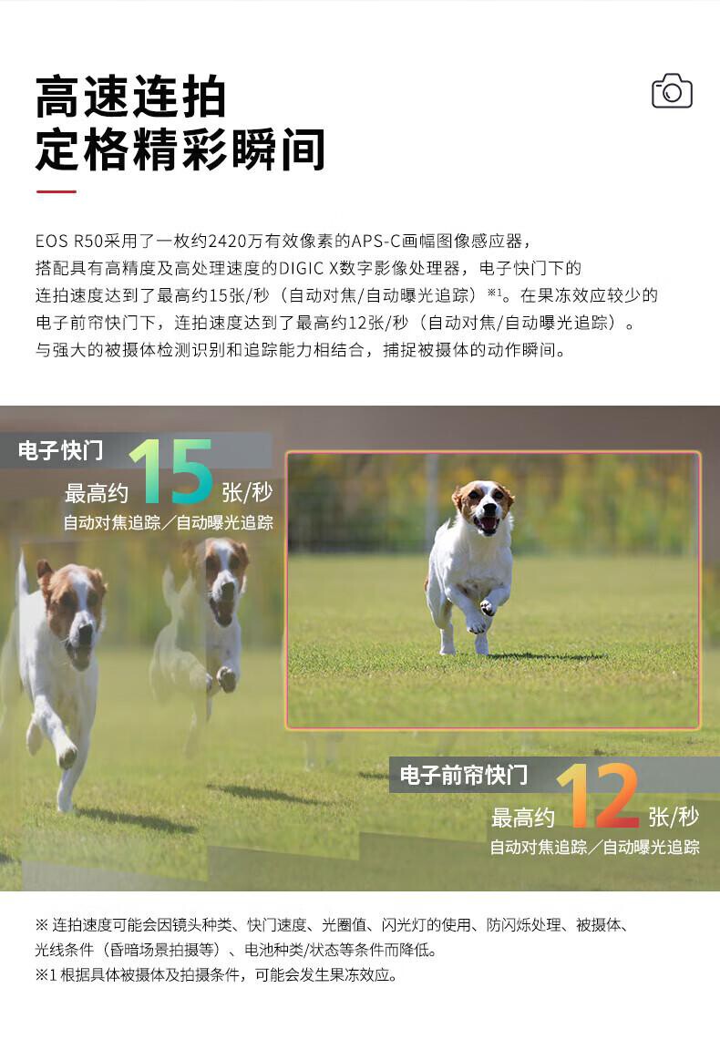 佳能 EOS R50 微单数码相机（套） 详情图 18