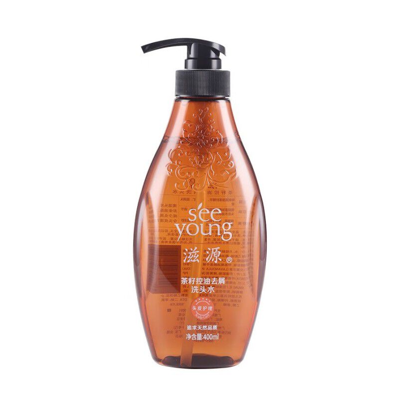 滋源 茶籽控油去屑洗头水 400ml 油性 新旧包装随机发货 (单位:瓶)