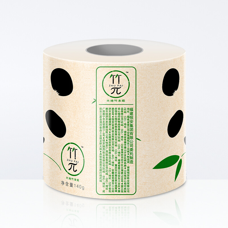 心相印ZBT140竹π有芯卷纸140克/10卷/提（卷） 详情图 1