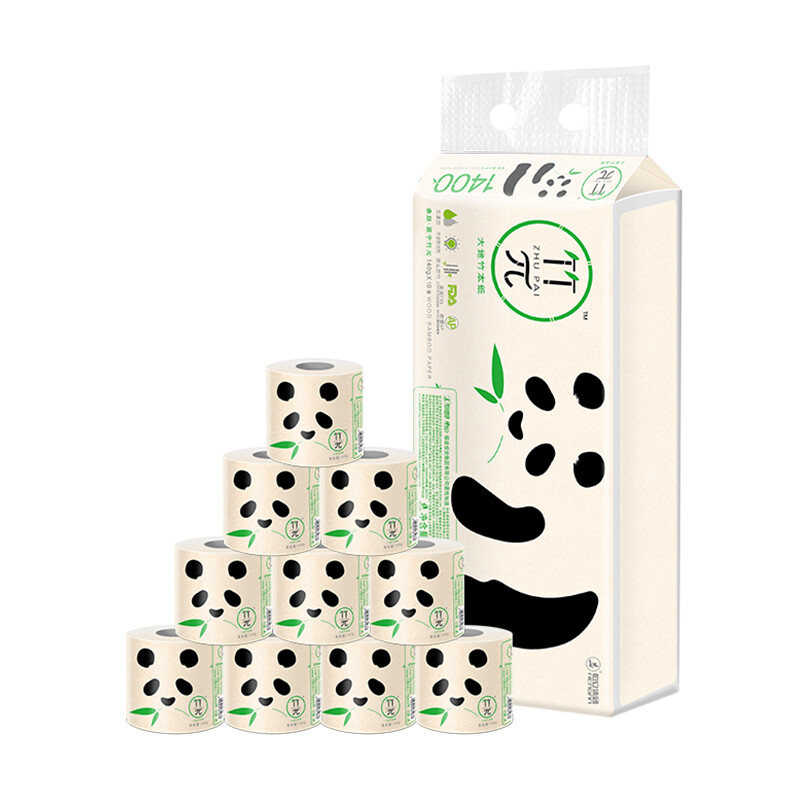 心相印ZBT140竹π有芯卷纸140克/10卷/提（卷） 详情图 3