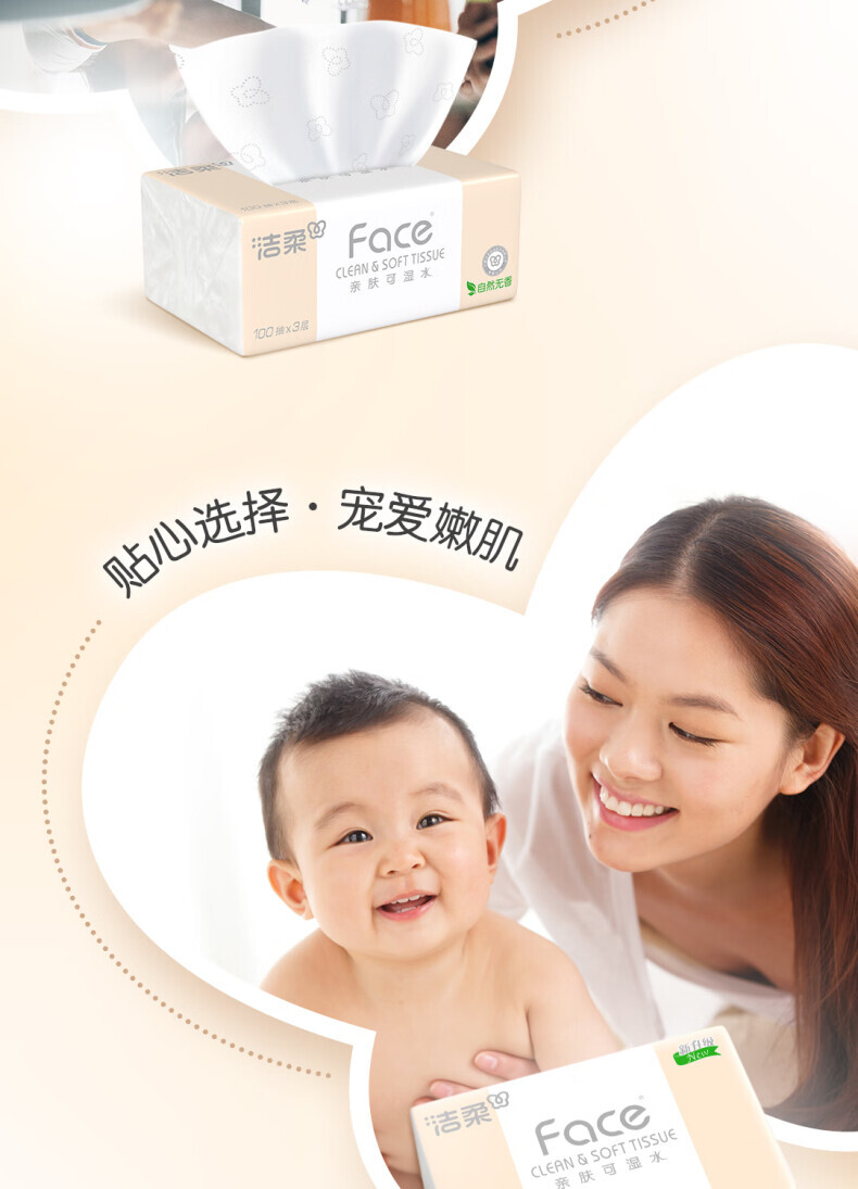 洁柔 PR288-36E 粉Face柔韧3层100抽*36包 SH (单位：箱) 详情图 14