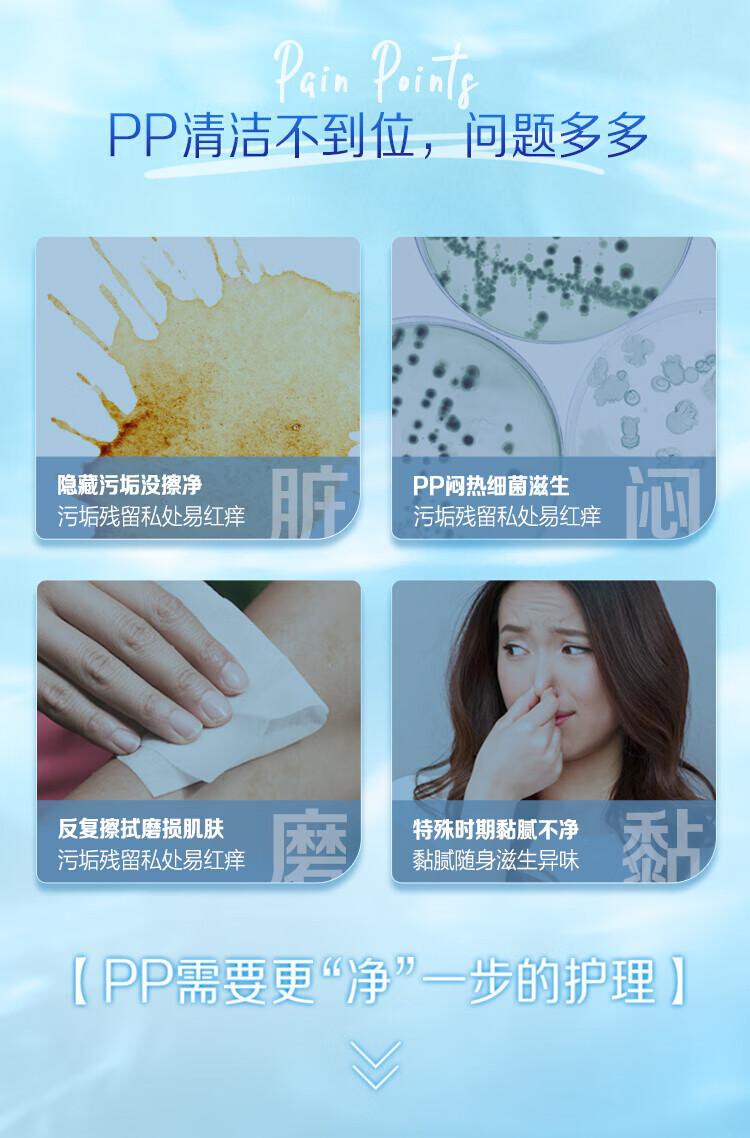得宝（TEMPO）一博同款 纯水湿厕纸40片*1包 深澈水感 可冲散 湿纸巾 湿巾 厕纸（单位：包） 详情图 7